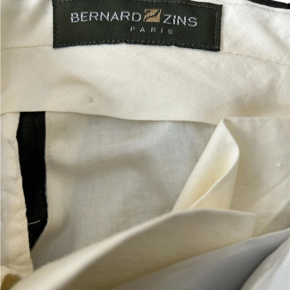 Men’s Vintage Bernard Zins Paris Pleated & Cuffed wool dress pants Size 36